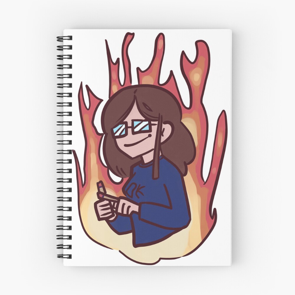 Item preview, Spiral Notebook designed and sold by RadPigeon.