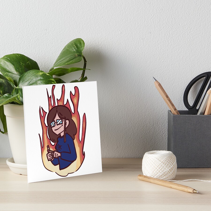 Item preview, Art Board Print designed and sold by RadPigeon.