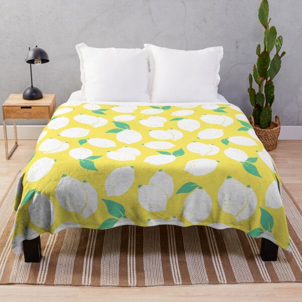 Item preview, citrus pattern with yellow lemons designed and sold by Ojli-lukojli.