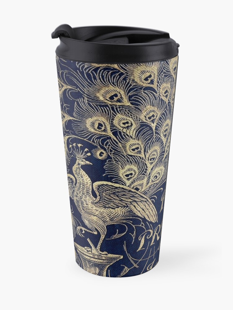 Alternate view of Pride and Prejudice Peacock Cover Travel Coffee Mug