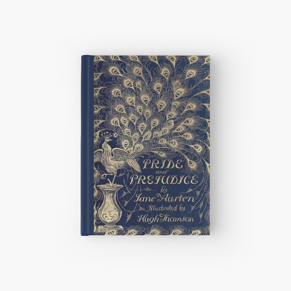 Pride and Prejudice Peacock Cover Hardcover Journal