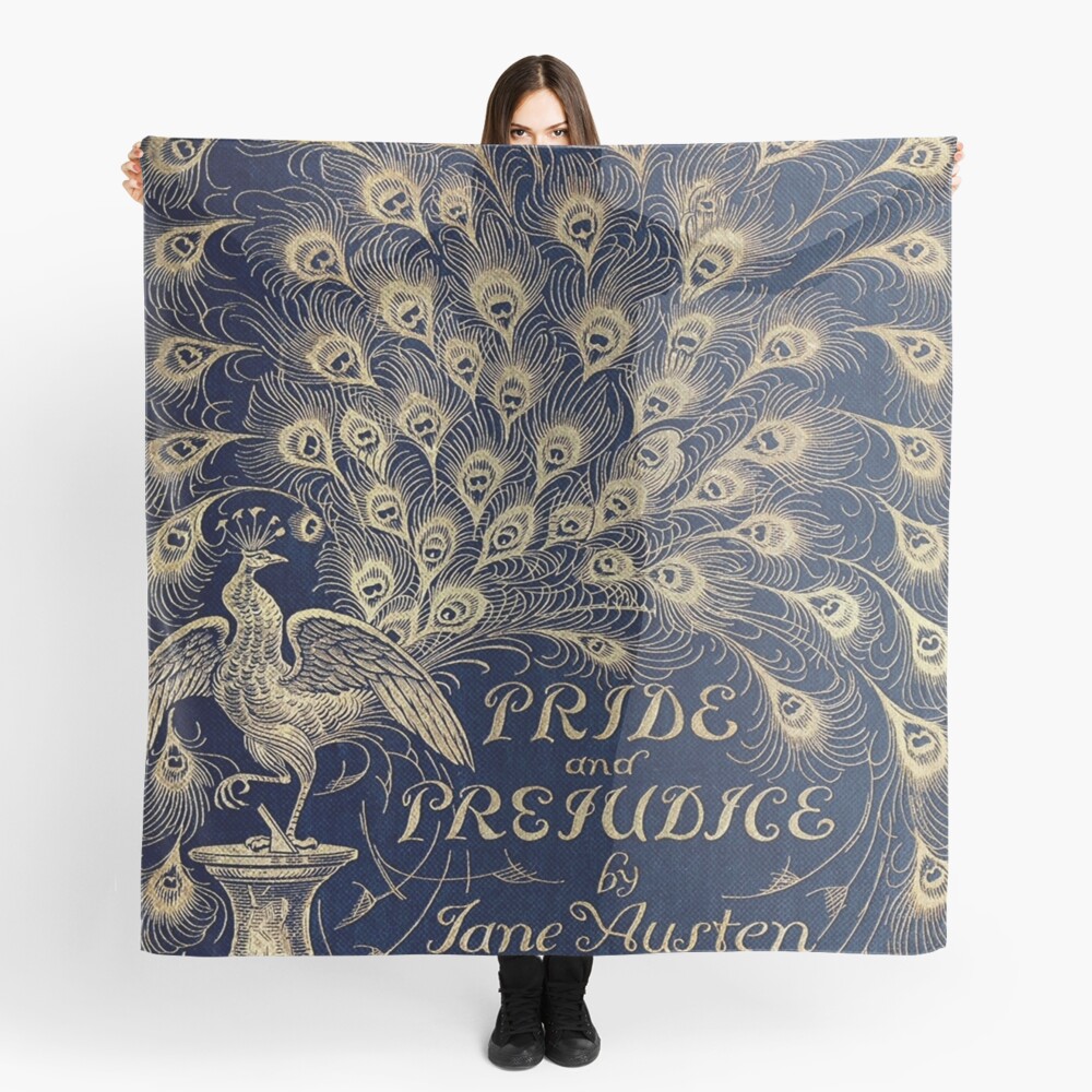 Pride and Prejudice Peacock Cover Scarf