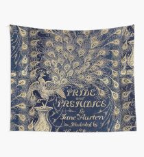 Pride and Prejudice Peacock Cover Tapestry