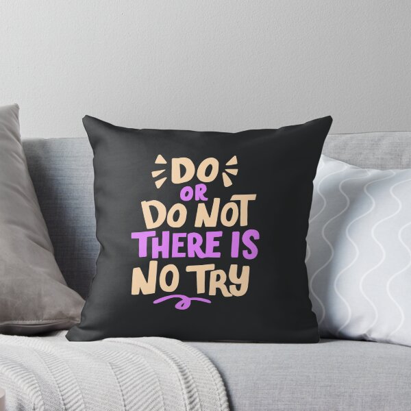 Item preview, Do or do not there is no try motivational quote designed and sold by TheSimpleMan.