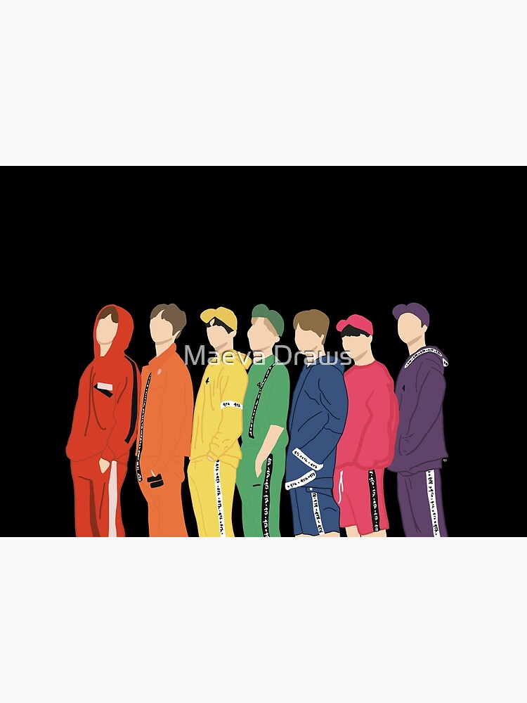 Bts 4th Muster Bangtan Greeting Card By Bookishandgeeky Redbubble