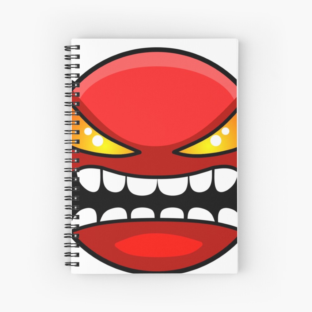 Geometry Dash Insane Demon Spiral Notebook For Sale By CoryBaxter Redbubble