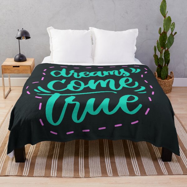 Item preview, Dreams come true positive inspirational motivational quote designed and sold by TheSimpleMan.