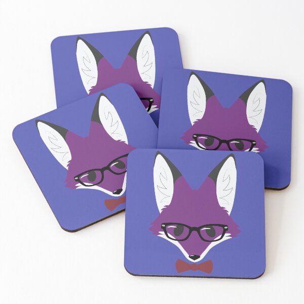 Item preview, Simple fox - Nerdy - Purple 2 designed and sold by storm-fox-art.