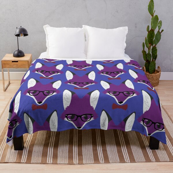 Item preview, Simple fox - Nerdy - Purple 2 designed and sold by storm-fox-art.