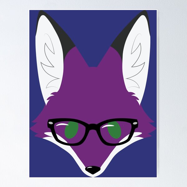 high resolution therian logo with fox in backround - AI Generated