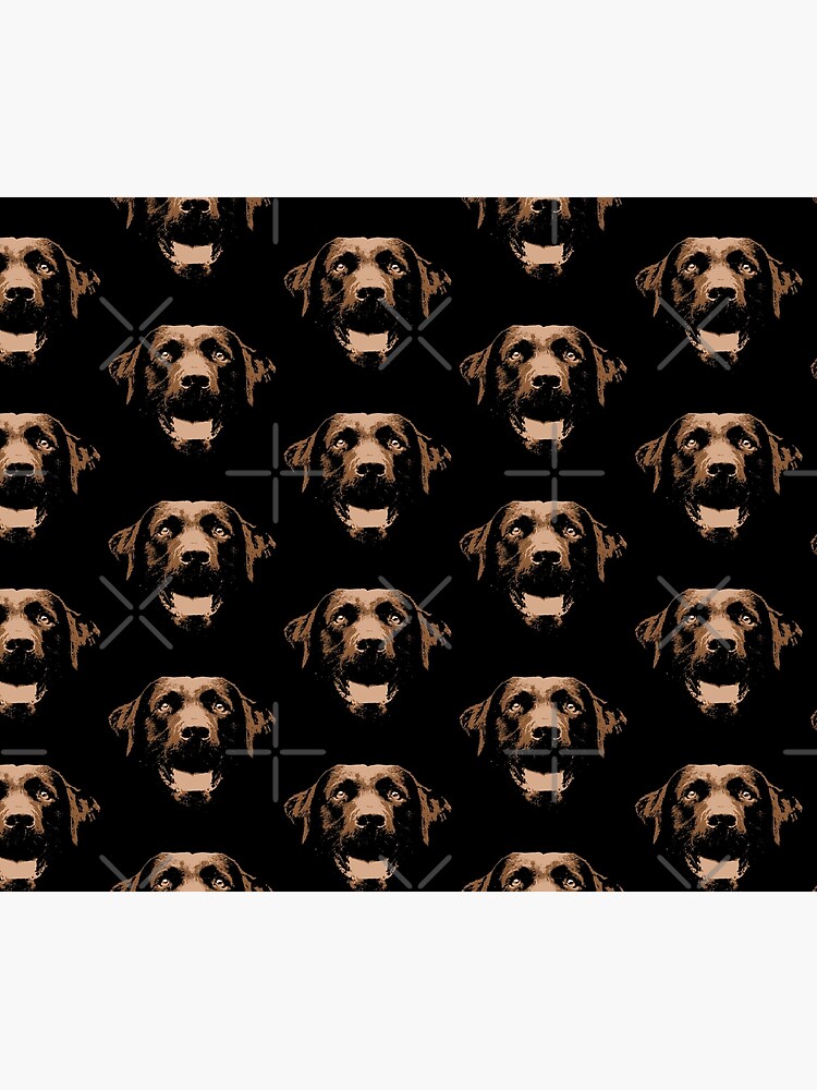"Chocolate Lab" Throw Blanket for Sale by childofthecorn Redbubble