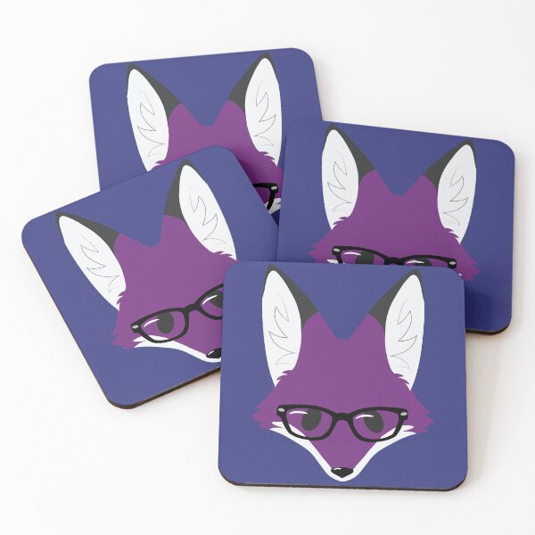 Item preview, Simple Fox - Glasses - Purple 2 designed and sold by storm-fox-art.