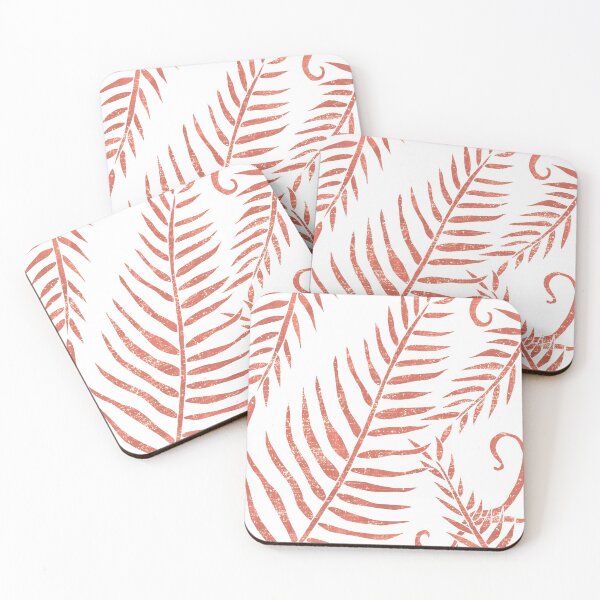 Item preview, Terracotta Leaves - Terracotta Abstract Print - Modern, Minimal, Contemporary Abstract - Tropical designed and sold by Studio Grafiikka.