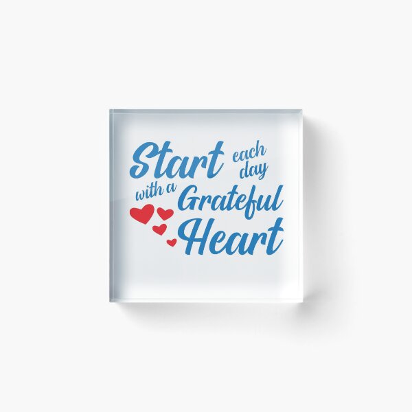 Item preview, Start each day with a grateful heart designed and sold by rosiec413.