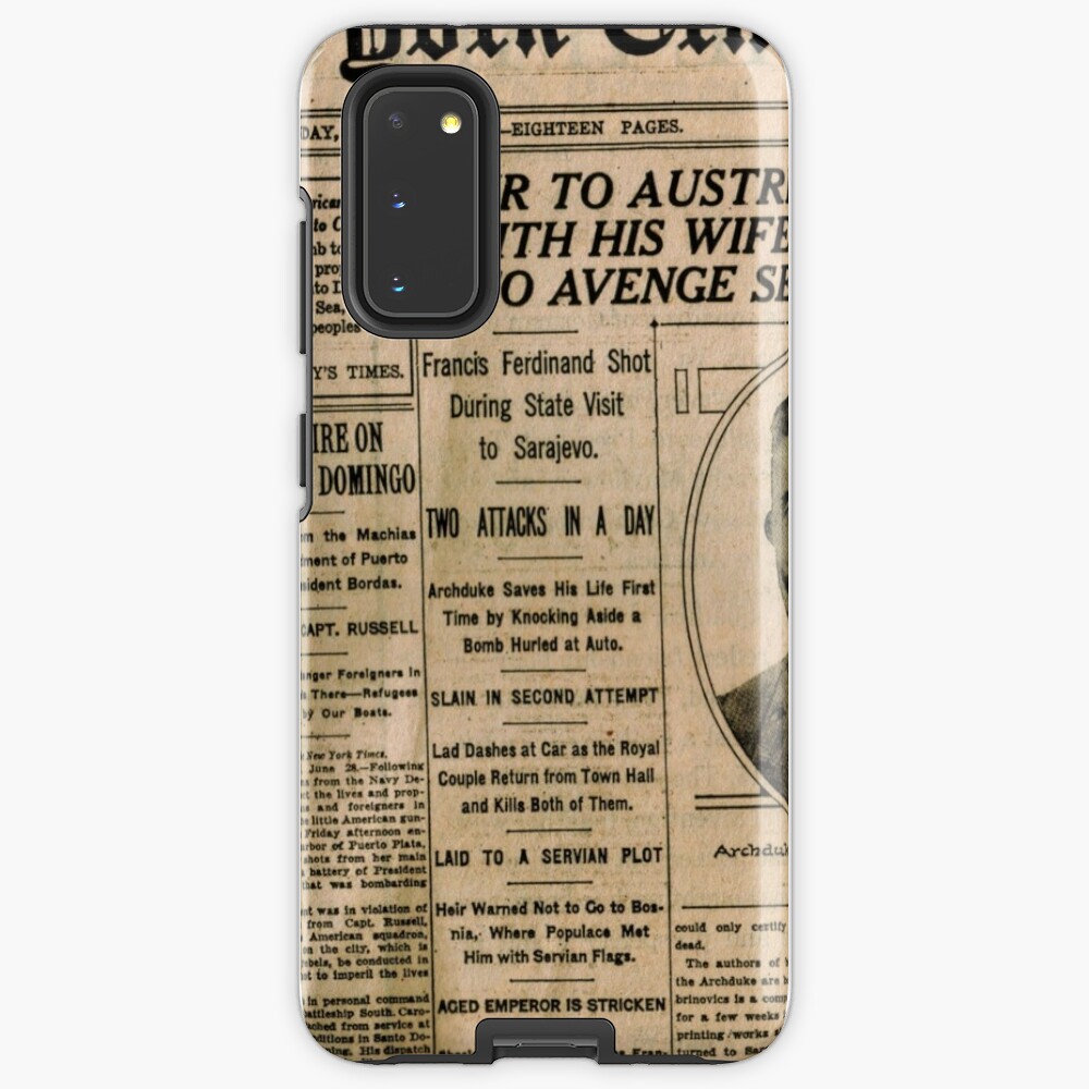 Old Newspaper, icr,samsung_galaxy_s20_tough,back,a,x1000-pad,1000x1000,f8f8f8