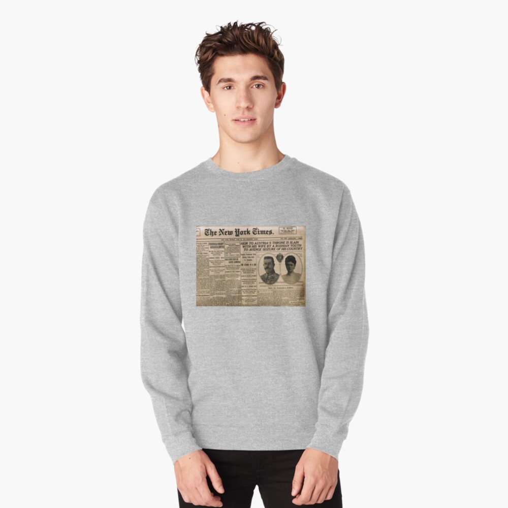 Old Newspaper, ra,sweatshirt,x1850,heather_grey,front-c,105,45,1000,1000-bg,f8f8f8