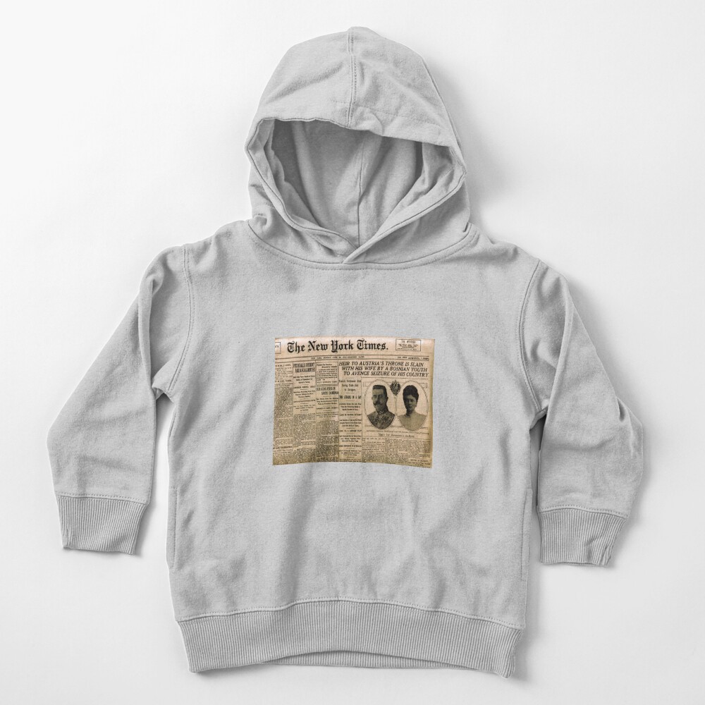 Old Newspaper, ssrco,toddler_hoodie,youth,heather_grey,flatlay_front,square,1000x1000-bg,f8f8f8