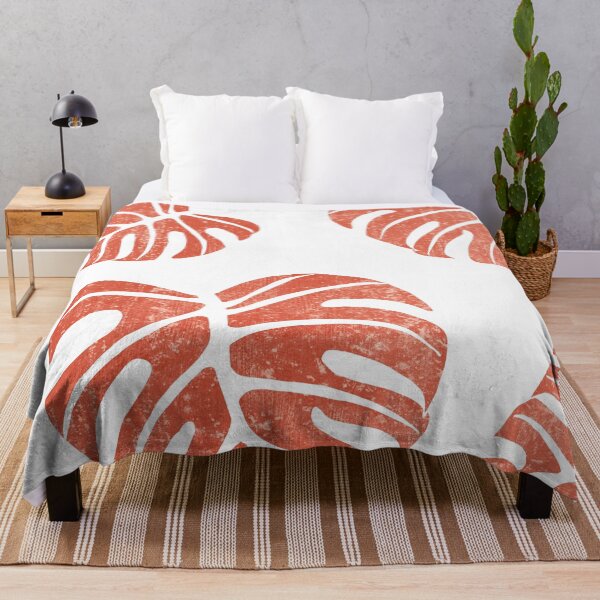 Item preview, Terracotta Leaf - Monstera - Terracotta Abstract Print - Modern, Minimal, Contemporary Abstract designed and sold by Studio Grafiikka.