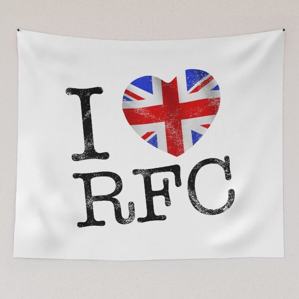Artikelvorschau, Glasgow Rangers I Love Rangers – Union-Flagge – abgenutzter Look entworfen und verkauft von trueblueapparel.