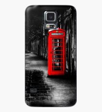 London Calling - Red British Telephone Box Case/Skin for Samsung Galaxy
