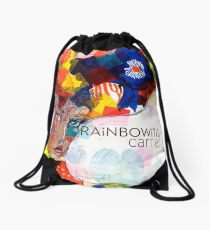 Rainbowitis Carrier - exclusive by Jane Davenport Drawstring Bag