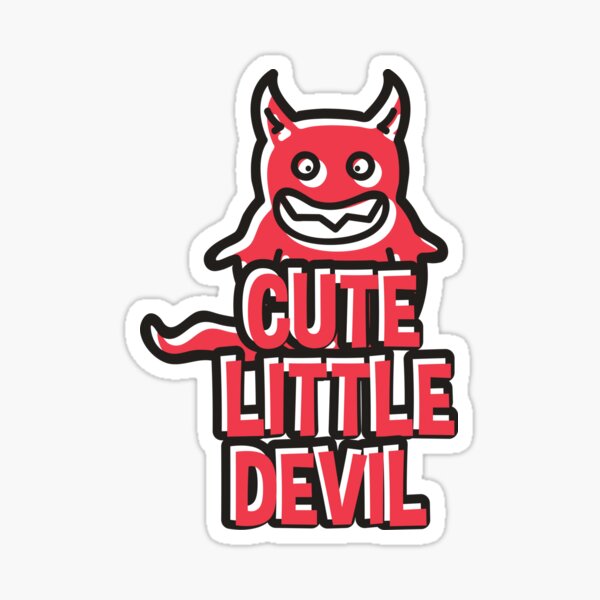 Little Devil Stickers | Redbubble