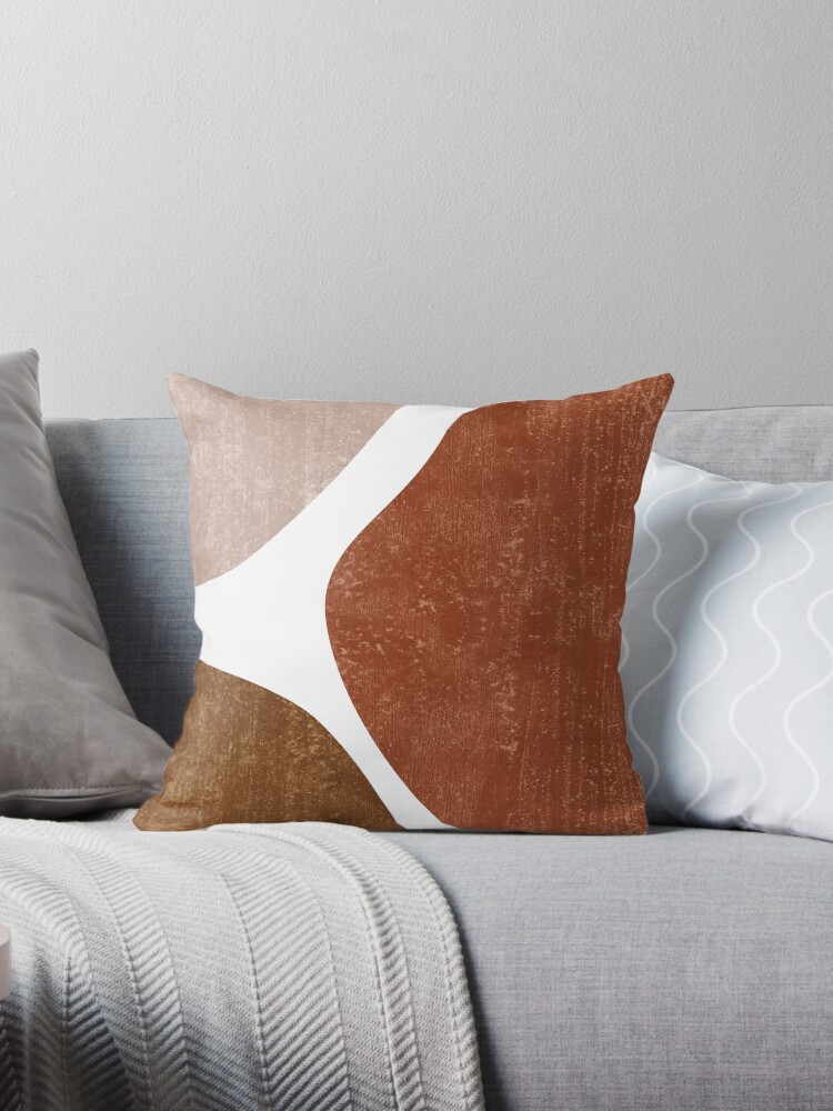 modern abstract throw pillows