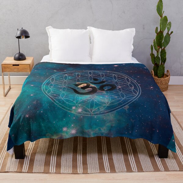 Item preview, Om in Flower of Life Sacred Geometry designed and sold by Bluepress.