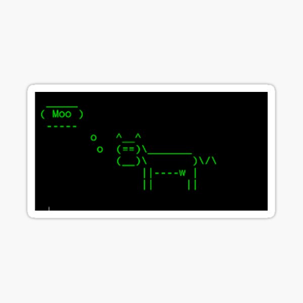 Item preview, Cow Says designed and sold by FancyFerret.