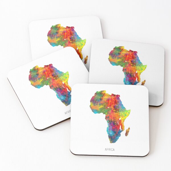 Item preview, Africa Watercolor Map designed and sold by ArtPrints.