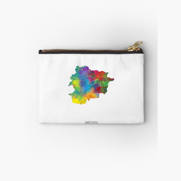 Item preview, Andorra Watercolor Map designed and sold by ArtPrints.