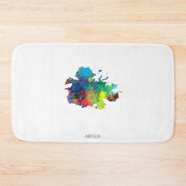 Artikelvorschau, Antigua Watercolor Map entworfen und verkauft von ArtPrints.