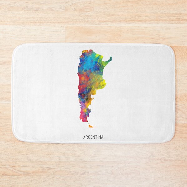Item preview, Argentina Watercolor Map designed and sold by ArtPrints.