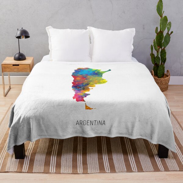 Item preview, Argentina Watercolor Map designed and sold by ArtPrints.