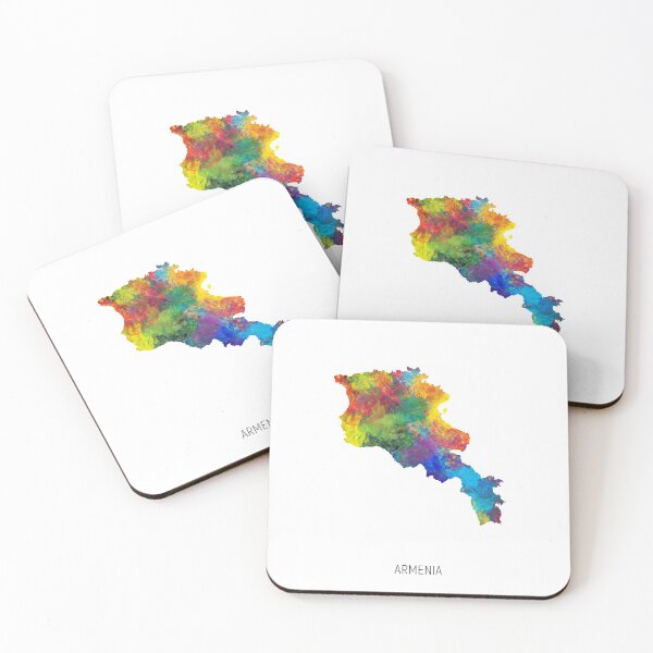 Item preview, Armenia Watercolor Map designed and sold by ArtPrints.