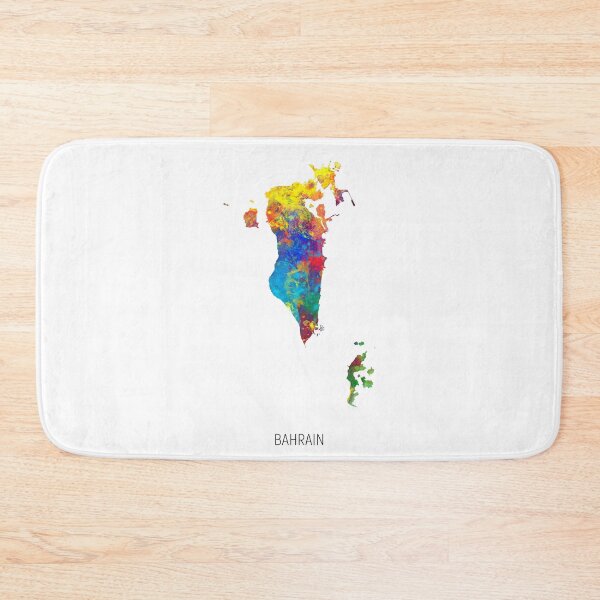 Item preview, Bahrain Watercolor Map designed and sold by ArtPrints.