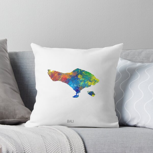 Item preview, Bali Watercolor Map designed and sold by ArtPrints.
