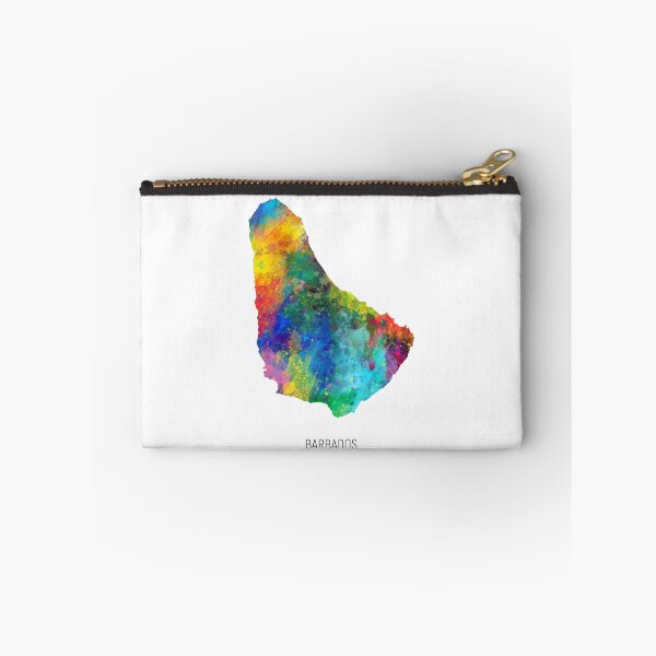 Item preview, Barbados Watercolor Map designed and sold by ArtPrints.