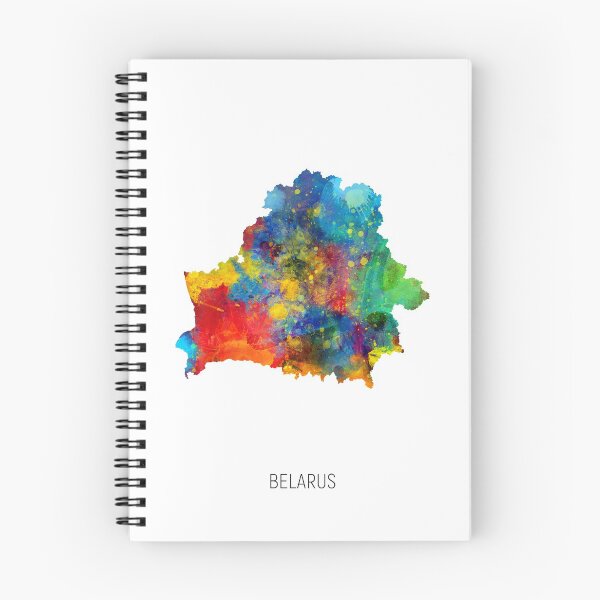 Item preview, Belarus Watercolor Map designed and sold by ArtPrints.