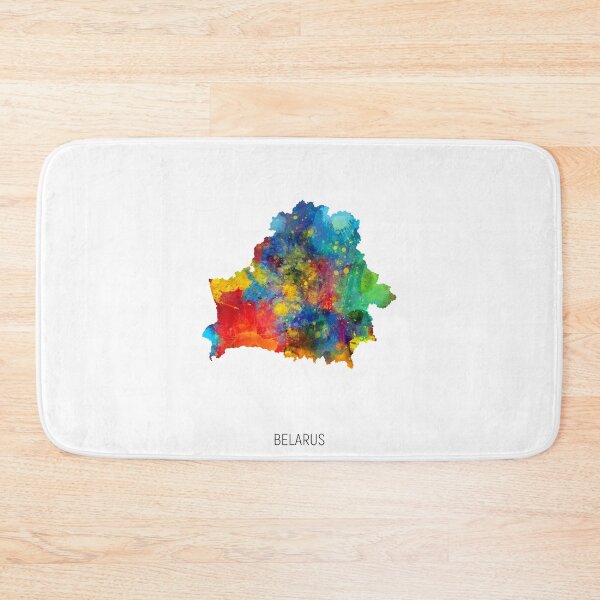 Artikelvorschau, Belarus Watercolor Map entworfen und verkauft von ArtPrints.