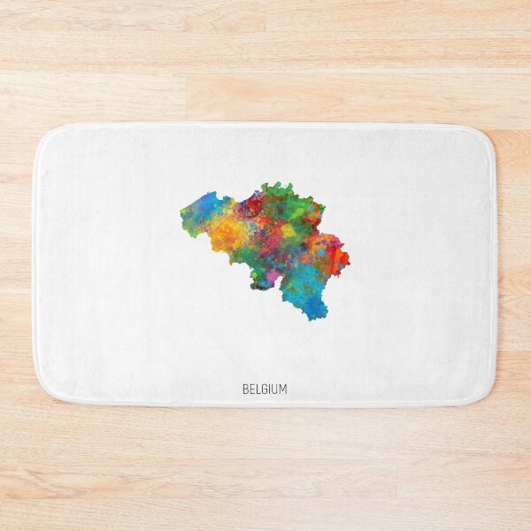 Item preview, Belgium Watercolor Map designed and sold by ArtPrints.