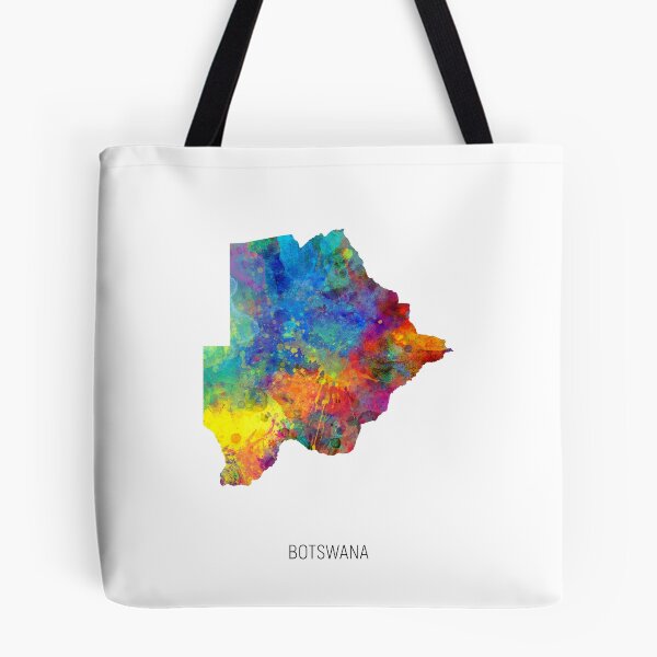 Item preview, Botswana Watercolor Map designed and sold by ArtPrints.