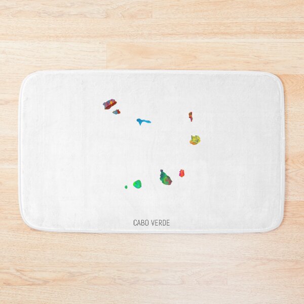 Item preview, Cabo Verde Watercolor Map designed and sold by ArtPrints.