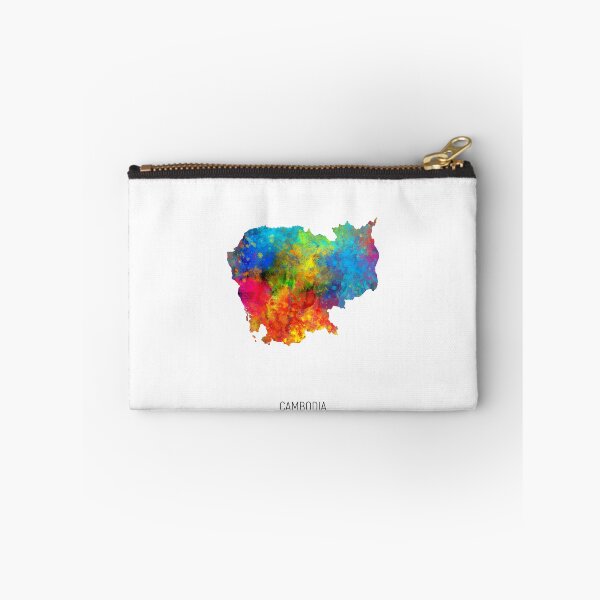 Artikelvorschau, Cambodia Watercolor Map entworfen und verkauft von ArtPrints.