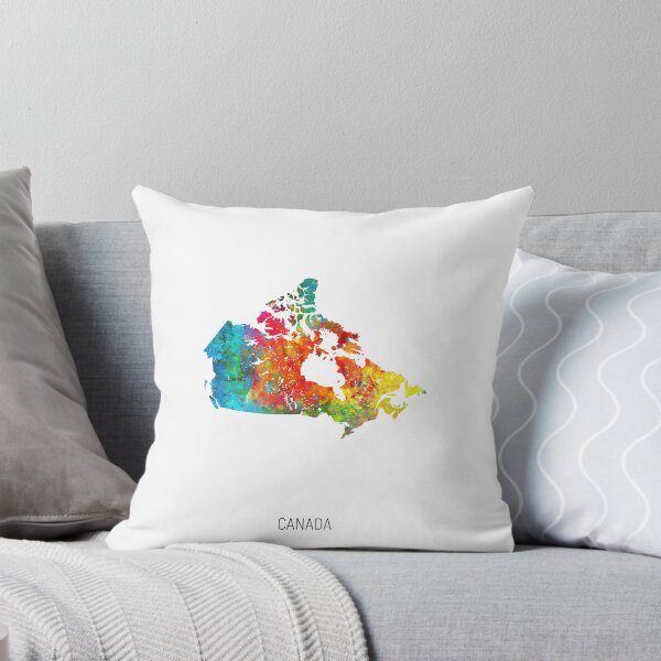 Item preview, Canada Watercolor Map designed and sold by ArtPrints.