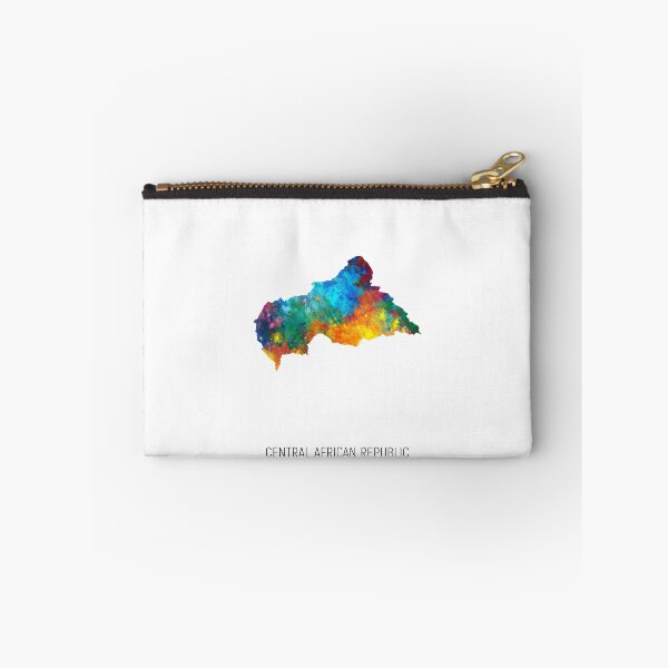 Item preview, Central African Republic Watercolor Map designed and sold by ArtPrints.