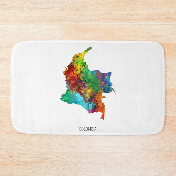 Artikelvorschau, Colombia Watercolor Map entworfen und verkauft von ArtPrints.