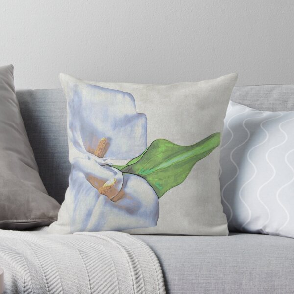 Precious Lily Throw Pillow