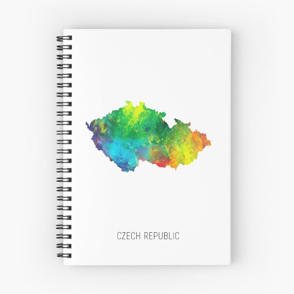 Item preview, Czech Republic Watercolor Map designed and sold by ArtPrints.