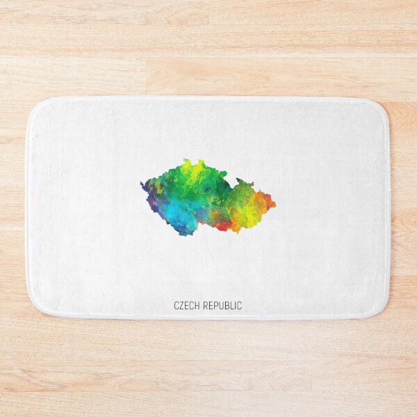 Item preview, Czech Republic Watercolor Map designed and sold by ArtPrints.
